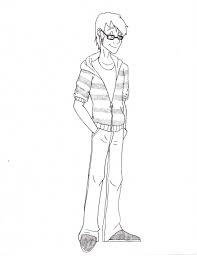Draw an egg shape for the head and then draw the rest of the body using lines. Anime Boy Drawing Full Body Easy Novocom Top
