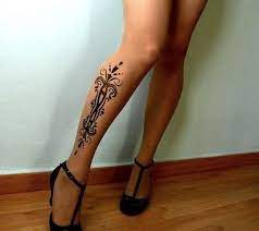 Generally, most girls like to have an ankle tattoo. 20 Omorfes Idees Gia Tatoyaz Sthn Gampa Calf Tattoos For Women Leg Tattoos Women Leg Tattoos