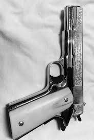 Engraved Black And Gold 1911 Pin On The Gun Aficionado