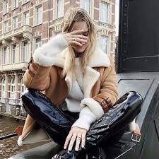 Casual Fur Leather Moto Jacket Winter Biker Coats 60 Off Till The End Of Month W T I Design Jacket Outfit Women Winter Jackets Jackets