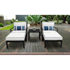 Kathy Ireland Homes Gardens By Tk Classics Kathy Ireland Madison Ave 5 Piece Sectional Seating Group With Cushions Wayfair In 2020 Aluminum Patio Furniture Patio Furniture Sets Buy Outdoor Furniture