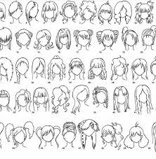 Come Fare I Capelli Manga Hair How To Draw Anime Hair Girl Hair Drawing