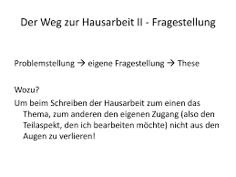 Ein gutes beispiel ber die. Einfuhrung In Das Schreiben Einer Hausarbeit Ppt Video Online Herunterladen