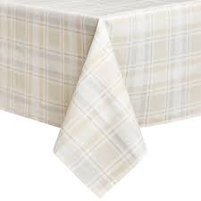 A stunning piece of pure white, vintage gorgeous crochet tablecloth and pillow cover buy the book that contains the patterns online … cette semaine nous partons chez blue luenn , qui fait des merveilles avec du fil de fer. Venice Plaid Laminated Fabric Oblong Tablecloth Bed Bath Beyond