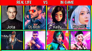 Here is finally garena free fire hack generator! Freefire Real Life Characters 2020 Dj Alok Jota Kelly Kapella Real Life Characters Youtube