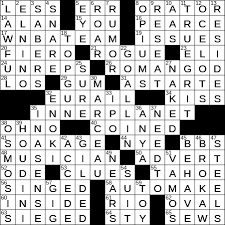 Don't worry, we will immediately add new answers as soon as we could. 0326 20 Ny Times Crossword 26 Mar 20 Thursday Nyxcrossword Com