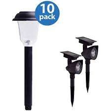 Led Solar Pathway Spotlight Kit Combo Pack 10 Pathway Lights 2 Spotlights Pathway Lights Spotlights Outdoor Lighting Outdoor Decorating Walmart Com Outdoor Solar Lights Solar Spot Lights Outdoor Lighting