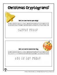A b c d q 2. Christmas Cryptogram Puzzles Woo Jr Kids Activities