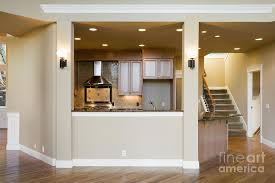 This also allowed us to keep the wall outlets so we. Open Concept By Andersen Ross Half Walls Home Remodeling Contractors Home Renovation