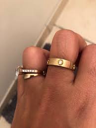 New Love Cross With Diamonds Couple Ring Titanium Steel Men And Women On The Ring Wedding Ring Tail Ring Rose Gold Jewelry Cartier Wedding Bands Cartier Love Ring Love Ring