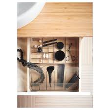 Godmorgon Box With Compartments Smoked 12 X11x4 Ikea In 2020 Ikea Godmorgon Ikea Home Remodeling