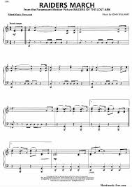 Raiders March Sheet Music John Williams Sheet Music Music Piano Sheet Music Free