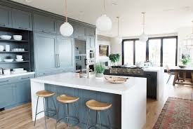 Double Island Kitchen From Studio Mcgee Modern Kitchen Kitchen Design Open Kitchen Layout