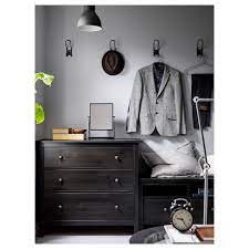 Black grey white brown beige red pink orange yellow ivory green blue purple gold silver multi clear. Hemnes Black Brown Chest Of 3 Drawers 108x96 Cm Ikea