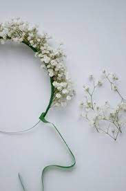 Baby S Breath Crown This Heart Of Mine Baby Breath Flower Crown Babys Breath Crown Diy Flower Crown