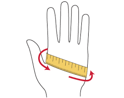 Harken Sailing Glove Sizing Chart