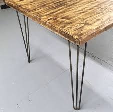 Set Of 4 27 To 29 Raw Steel Hairpin Legs 27 28 29 Inch Inches 2 Or 3 Rods Table Legs Metal Legs Raw Steel Legs Diy Leg Metal Table