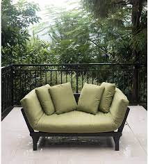 The looks are youthful, minimalist and fresh, great for any. Amazon Com Outdoor Futon Convertible Sofa Daybed Deep Seating Adjustable Patio Furniture Green Kitchen Dining