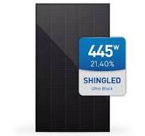 Full Black Monofacial Shingled PV Solar Module 445W 440W 435W