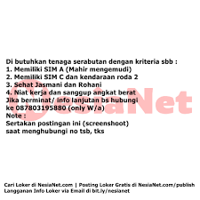 Check spelling or type a new query. Lowongan Kerja Serabutan Di Mataram Lombok Ntb Nesianet