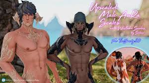 Outdated] Upscaled Male AuRa Scales + Westlake Scales - For TheBody 2.0 |  XIV Mod Archive