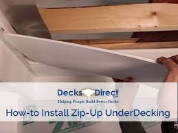 Visit your local dealer or retailer to see and learn more about this product. How To Install Zip Up Underdeck Drainage System Youtube