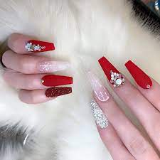 Ann Do On Instagram Do U Ready For Christmas Nails Nailsandbeautylounge Brandon Glitt Winter Nails Acrylic Coffin Nails Designs Chistmas Nails