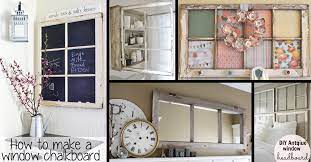 Easy to make old window frame backdrop project. 30 Diy Craft Projects Using Old Vintage Windows Cute Diy Projects