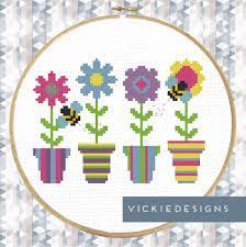 Check spelling or type a new query. Modern Flowers Flowerpot Bees Cross Stitch Pattern Pdf Cross Stitch Flowers Floral Cross Stitch Cross Stitch Numbers