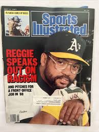 1987 May 11 Sports Illustrated Magazine Reggie Speaks Out On Racism (CP124)