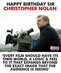 Belated happy birthday mr christopher nolan ! Facebook