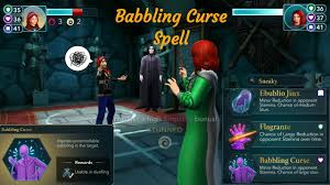 Babbling Curse Spell Harry Potter Hogwarts Mystery Youtube