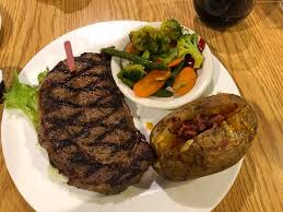 Rib Eye Dinner Plate Picture Of T Joe S Steakhouse Saloon Cheyenne Tripadvisor