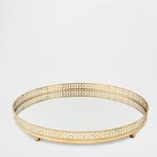 Bandejas Mesa Zara Home Espana Bandeja De Espejo Zara Home Bandejas