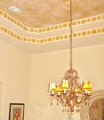 Definition Was Added To This Dining Room Ceiling With A Decorative Paint Finish And Faux Tile Created Decorative Paint Finishes Dining Room Ceiling Faux Tiles