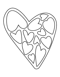 Crayons not included :) more free printables: Printable Easy Hand Drawn Heart Coloring Page