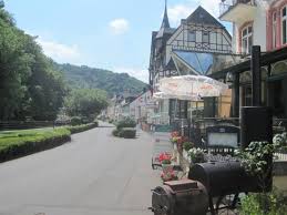 Klosterruine stuben and mont royal are local landmarks, and some of the area's activities can be situated in bad bertrich, this guesthouse is 0.3 mi (0.5 km) from vulkaneifel thermal spa and within 9 mi (15 km) of prinzenkopf lookout and calmont. Main Road Outside The Hotel Hohenzollern Picture Of Haus Hohenzollern Bad Bertrich Tripadvisor