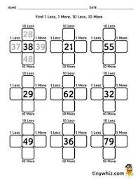 Hundreds Chart One Less One More Ten Less Ten More Free Printable Worksheet Mental Maths Worksheets Free Math Worksheets Math Worksheets