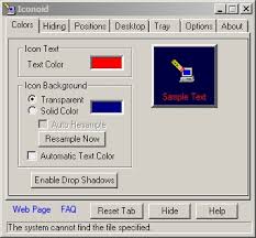 You can change the default window text color from black to any color you want. Windows 7 Change Desktop Icon Text Color