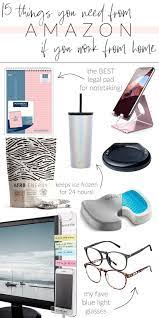 15 Things You Need From Amazon If You Work From Home Blonde Ambitious Blog Amazon Decor Best Amazon Buys Work Supplies