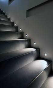Under step and under stair a modern twist on bright landscape lighting illuminates the stairs leading to an outdoor second level. Top 60 Best Staircase Lighting Ideas Illuminated Steps