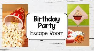 Farm or ranch guests will love being able to see a. Birthday Party Escape Room For Kids At Home Hands On Teaching Ideas