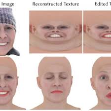 Texture editing. Top row: input image, learned texture map, and user...