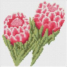 Total 10 designs.hope you'll find something here for your next cross stitch project. Pdf Cross Stitch Pattern Protea Flower South African Chart Etsy In 2021 Cross Stitch Patterns Stitch Patterns Cross Stitch Flowers