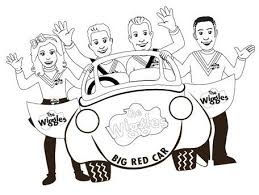 Perfect Wiggles Coloring Sheet For Little Kids 4 Yers And Up Wiggles Birthday Wiggles Party Wiggle