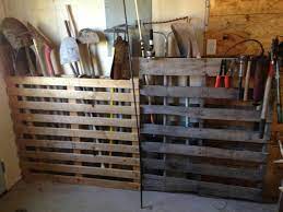 Price and stock could change after publish date, and we may make money from these links. Might Be A Good First Pallet Project For Me Garden Shed Needs A Little Organization Storage Shed Organization Shed Storage Garden Tool Storage