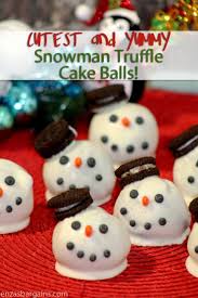 Snowman Truffle Cake Balls Recipe Cake Truffles Holiday Desserts Christmas Christmas Cake Pops