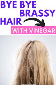How To Get Rid Of Brassy Hair With Vinegar Here You Will Find Tips To Use Vinegar To Fix Brassy Hair Brassy Bru In 2020 Brassy Hair Brassy Blonde Hair Brassy Blonde