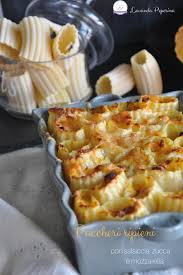 Check spelling or type a new query. Paccheri Ricci Ripieni Di Zucca Salsiccia E Mozzarella Lavanda Peperina