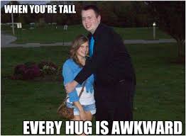 Tallguyproblems Tallpeople Awkward Meme Memeoftheday Hug Tall Guys Hugging Couple Awkward